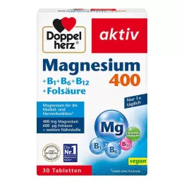 DOPPELHERZ Magnija 400 mg tabletes, 30 gab
