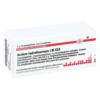 ACIDUM HYDROFLUORICUM LM XXX Globules, 5 g ACIDUM HYDROFLUORICUM LM XXX Globules, 5 g
