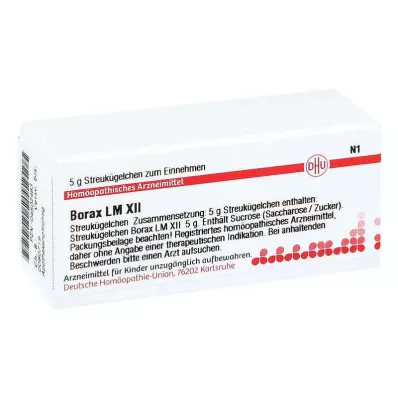 BORAX LM XII Globules, 5 g BORAX LM XII Globules, 5 g