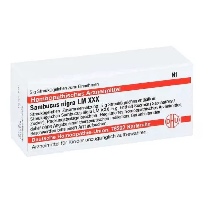 SAMBUCUS NIGRA LM XXX Globules, 5 g SAMBUCUS NIGRA LM XXX Globules, 5 g