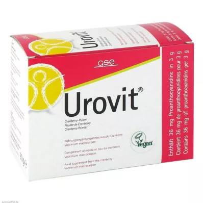 GSE Urovit dzērveņu pulveris, 30X3 g