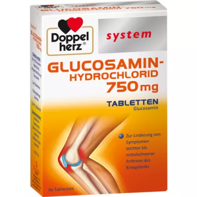 DOPPELHERZ Glikozamīna hidrohlorīds 750 mg syst.tab., 60 gab