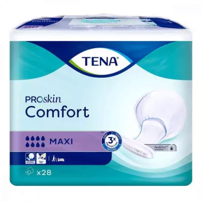 TENA COMFORT maxi šabloni, 28 gab