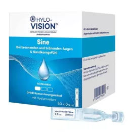 HYLO-VISION sine vienas devas pipetes, 60X0,4 ml