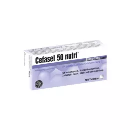 CEFASEL 50 uzturvielu selēna tabletes, 100 gab