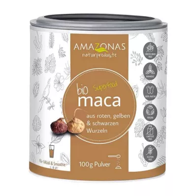 MACA 100% tīrs organiskais pulveris, 100 g MACA 100% tīrs organiskais pulveris, 100 g