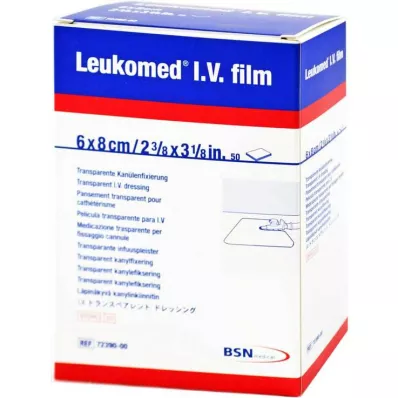 LEUKOMED I.V. plēves plāksteri, 50 gab LEUKOMED I.V. plēves plāksteri, 50 gab