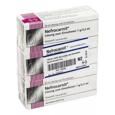 NEFROCARNIT Perorālais šķīdums, 150 ml