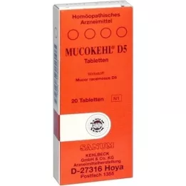 MUCOKEHL Tabletes D 5, 20 gab