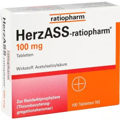 HERZASS-ratiopharm 100 mg tabletes, 100 gab