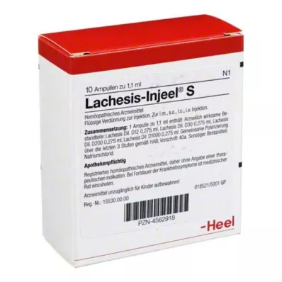 LACHESIS INJEEL S Ampulas, 10 gab
