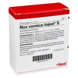 NUX VOMICA INJEEL S Ampulas, 10 gab