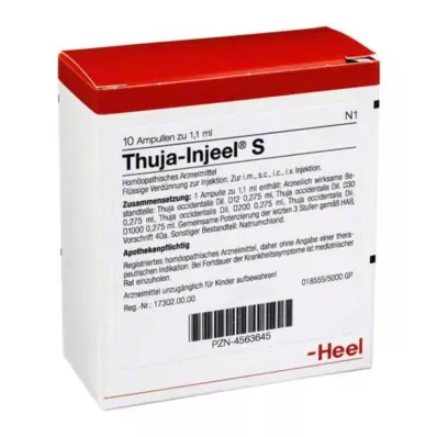 THUJA INJEEL S Ampulas, 10 gab