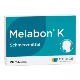 MELABON K tabletes, 20 gab