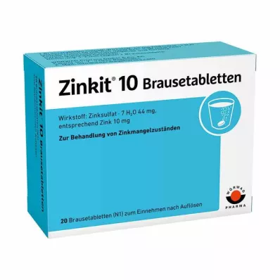 ZINKIT 10 putojošas tabletes, 20 gab