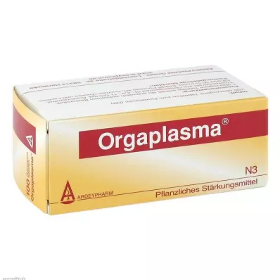 ORGAPLASMA apvalkotās tabletes, 100 gab