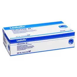 LEUKOFIX Pārsienamais ģipsis 1,25 cmx5 m, 24 gab