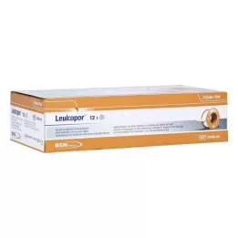 LEUKOPOR 2,5 cmx5 m, 12 gab