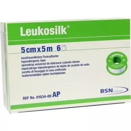 LEUKOSILK 5 cmx5 m, 6 gab