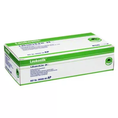 LEUKOSILK 1,25 cmx9,2 m, 24 gab
