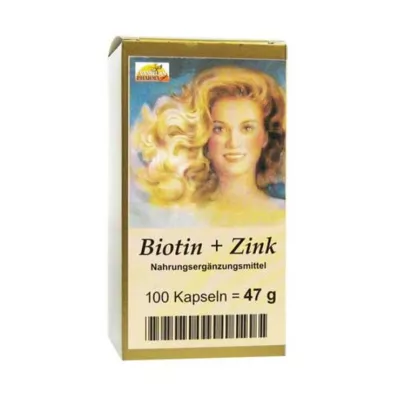 BIOTIN PLUS Cinka kapsulas matiem, 100 gab BIOTIN PLUS Cinka kapsulas matiem, 100 gab