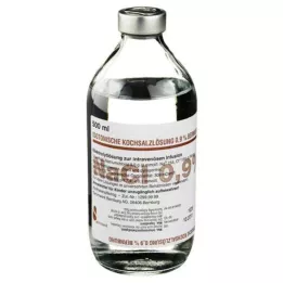 ISOTONISCHE Nātrija hlorīds 0,9% Bernburg Inf.-L.Glas, 500 ml