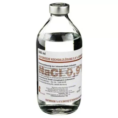 ISOTONISCHE Nātrija hlorīds 0,9% Bernburg Inf.-L.Glas, 500 ml ISOTONISCHE Nātrija hlorīds 0,9% Bernburg Inf.-L.Glas, 500 ml