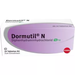 DORMUTIL N tabletes, 20 gab