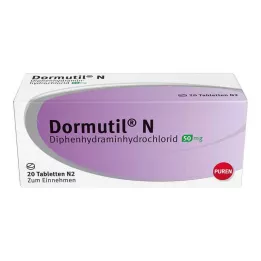 DORMUTIL N tabletes, 20 gab