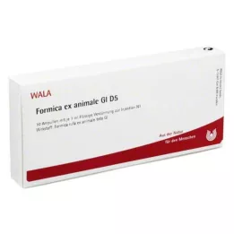 FORMICA EX animale GL D 5 ampulas, 10X1 ml