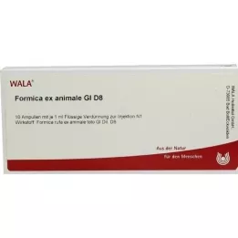 FORMICA EX animale GL D 8 ampulas, 10X1 ml