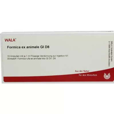 FORMICA EX animale GL D 8 ampulas, 10X1 ml