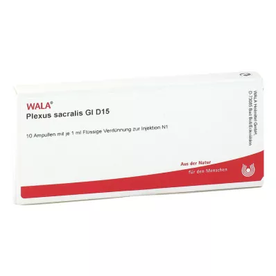 PLEXUS SACRALIS GL D 15 ampulas, 10X1 ml