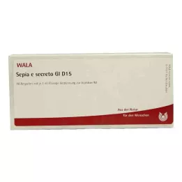 SEPIA E sekrēts GL D 15 ampulas, 10X1 ml