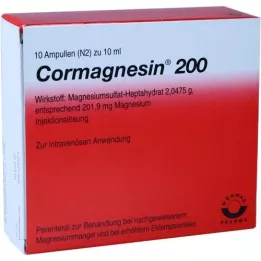 CORMAGNESIN 200 ampulas, 10X10 ml