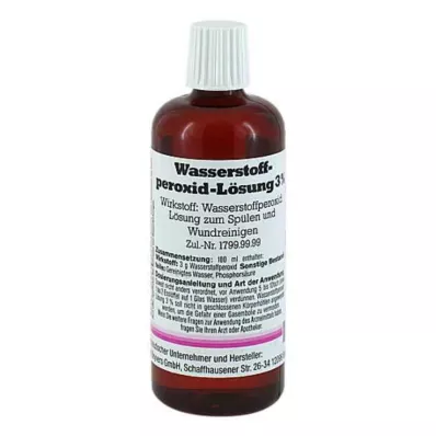 WASSERSTOFFPEROXID 3% šķīdums, 100 ml