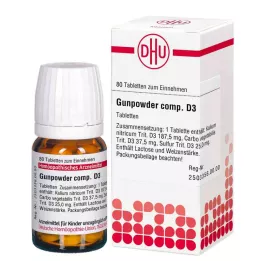 GUNPOWDER D 3 tabletes, 80 gab