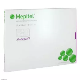 MEPITEL Silikona tīklveida pārsējs 20x30 cm sterils, 5 gab