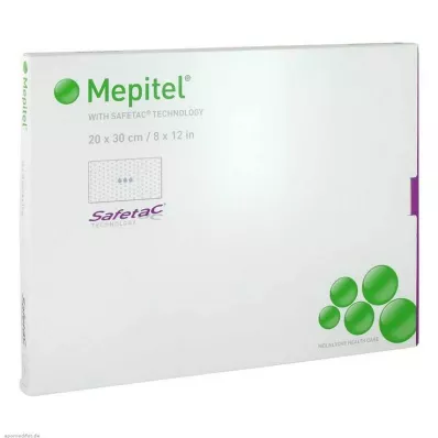 MEPITEL Silikona tīklveida pārsējs 20x30 cm sterils, 5 gab MEPITEL Silikona tīklveida pārsējs 20x30 cm sterils, 5 gab