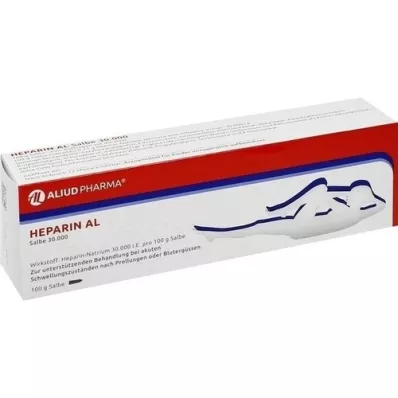 HEPARIN AL Ziede 30 000, 100 g