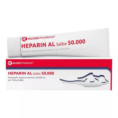 HEPARIN AL Ziede 50 000, 100 g