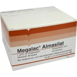 MEGALAC Almasilāta suspensija, 50X10 ml