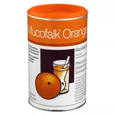 MUCOFALK Apelsīnu granulas vienas devas pagatavošanai, 150 g MUCOFALK Apelsīnu granulas vienas devas pagatavošanai, 150 g