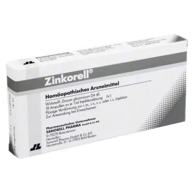 ZINKORELL Ampulas, 10X1 ml ZINKORELL Ampulas, 10X1 ml