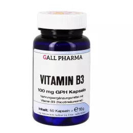 VITAMIN B3 100 mg GPH kapsulas, 60 kapsulas