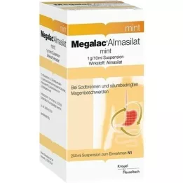 MEGALAC Almasilāta piparmētru suspensija, 250 ml