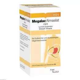MEGALAC Almasilāta piparmētru suspensija, 250 ml