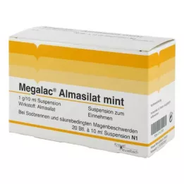 MEGALAC Almasilāta piparmētru suspensija, 20X10 ml
