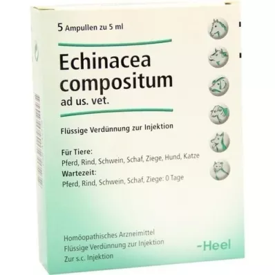 ECHINACEA COMPOSITUM ad us.vet.ampulas, 5 gab