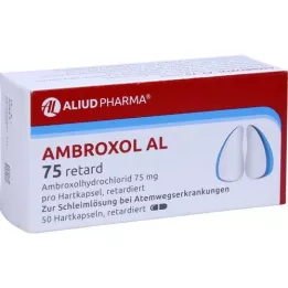 AMBROXOL AL 75 retard pagarinātas darbības kapsulas, 50 gab